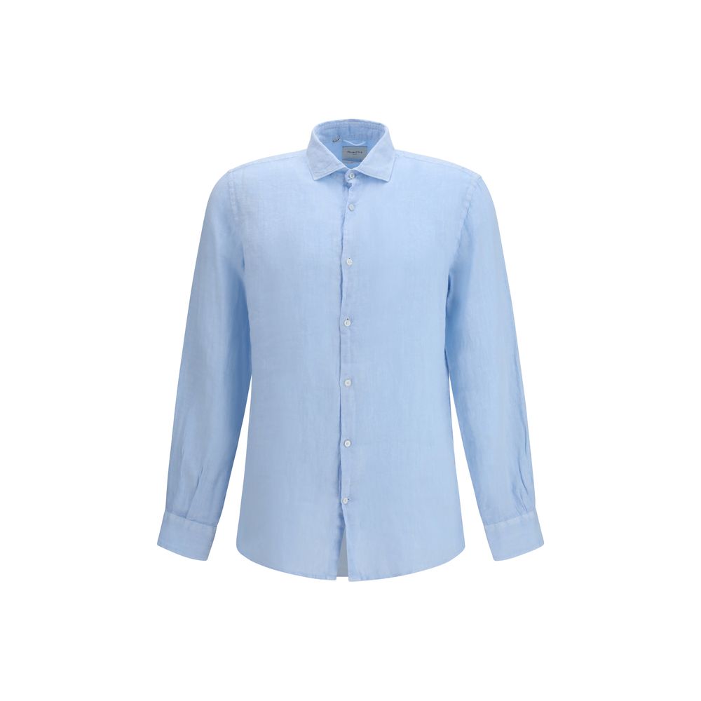Brooksfield Blue Linen Shirt | Regal Royce