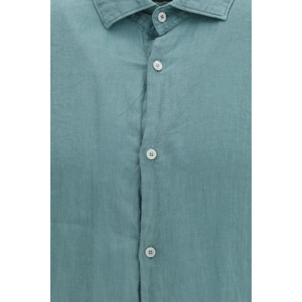Brooksfield Bicolor Linen Shirt | Regal Royce
