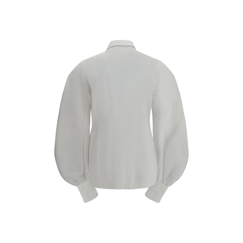 Brunello Cucinelli White Cotton Blouse | Regal Royce