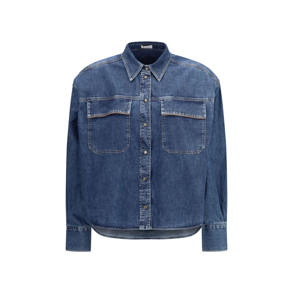 Brunello Cucinelli Blue Denim Shirt | Regal Royce