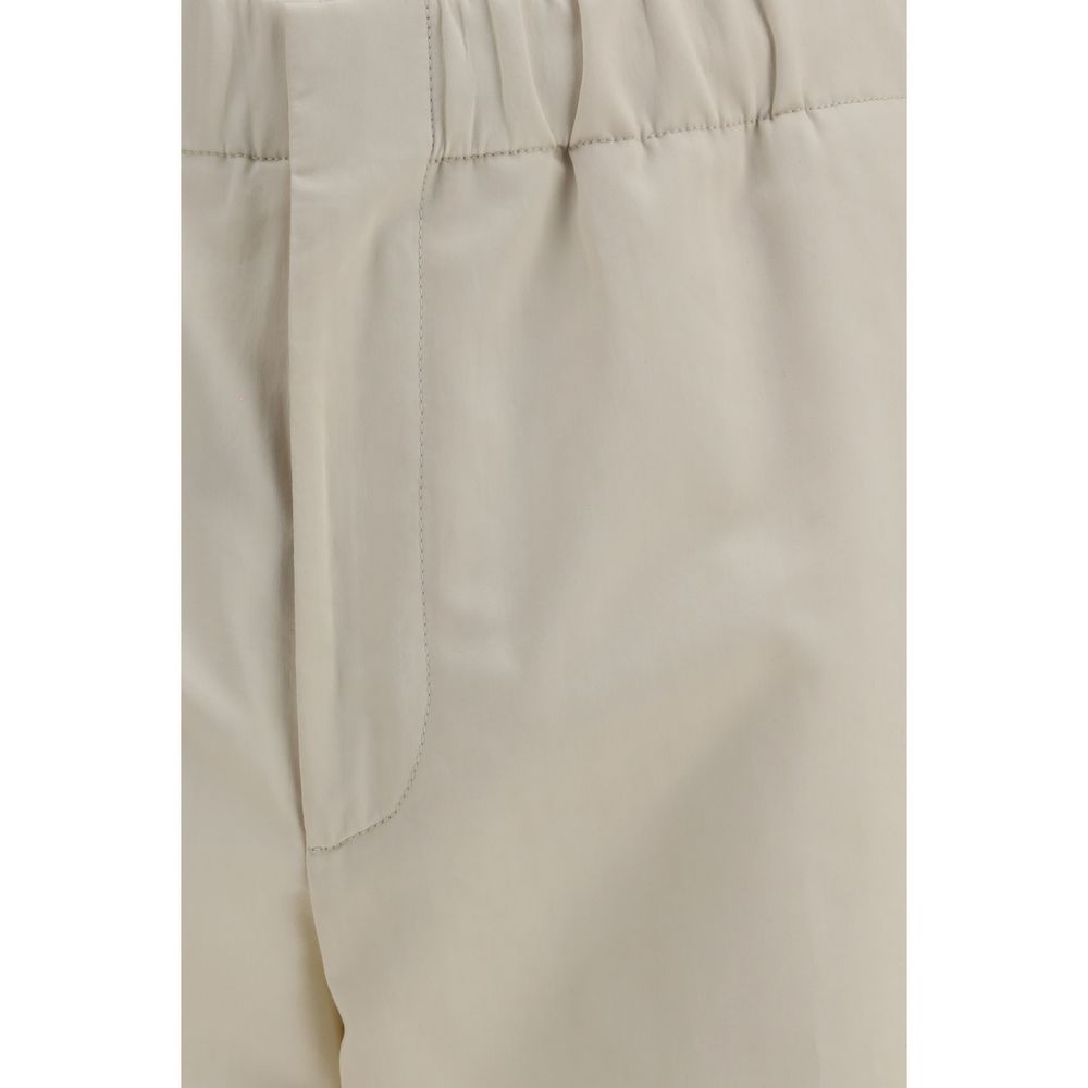 Lardini Beige Cotton Casual Pants | Regal Royce