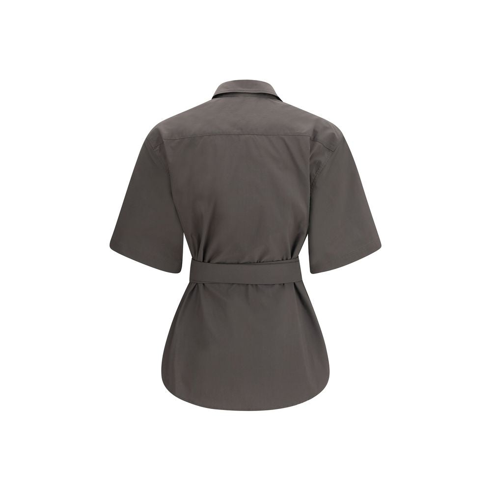 SA SU PHI Gray Cotton Shortsleeve Shirt | Regal Royce