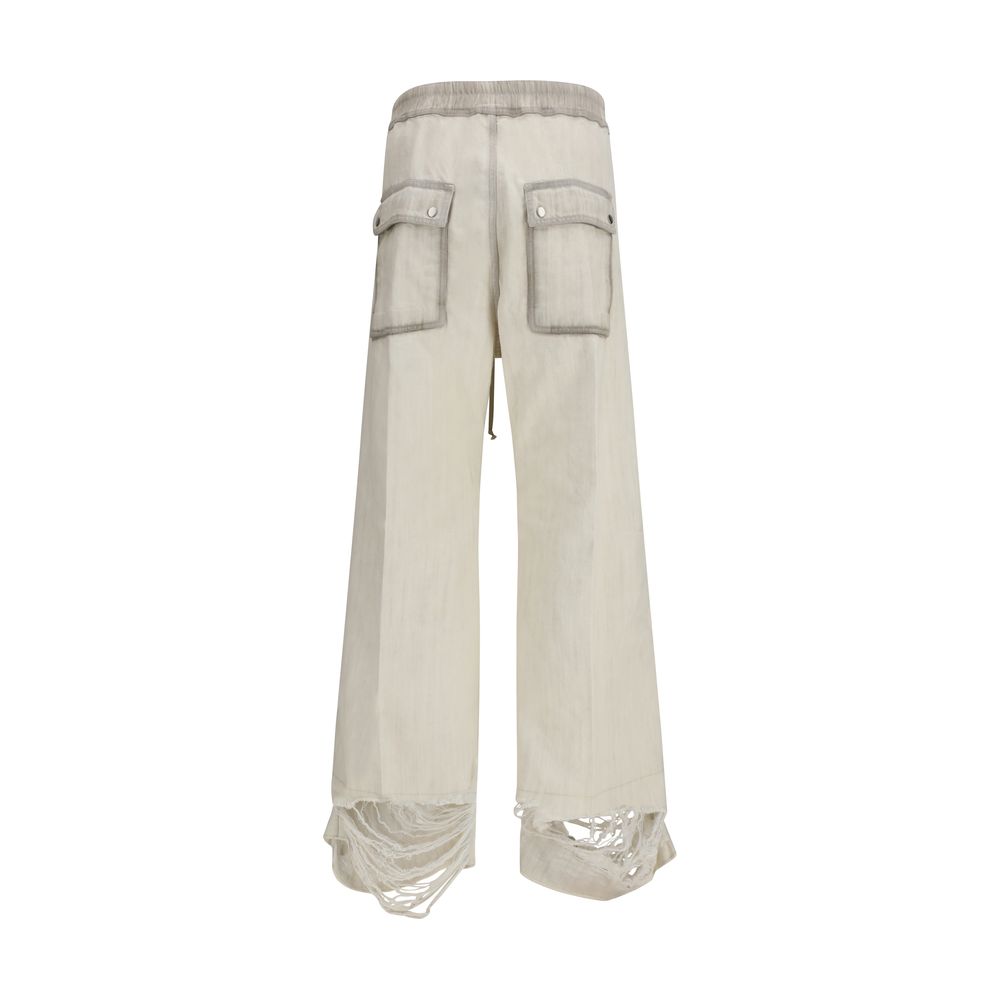 Rick Owens Beige Cotton Casual Pants | Regal Royce