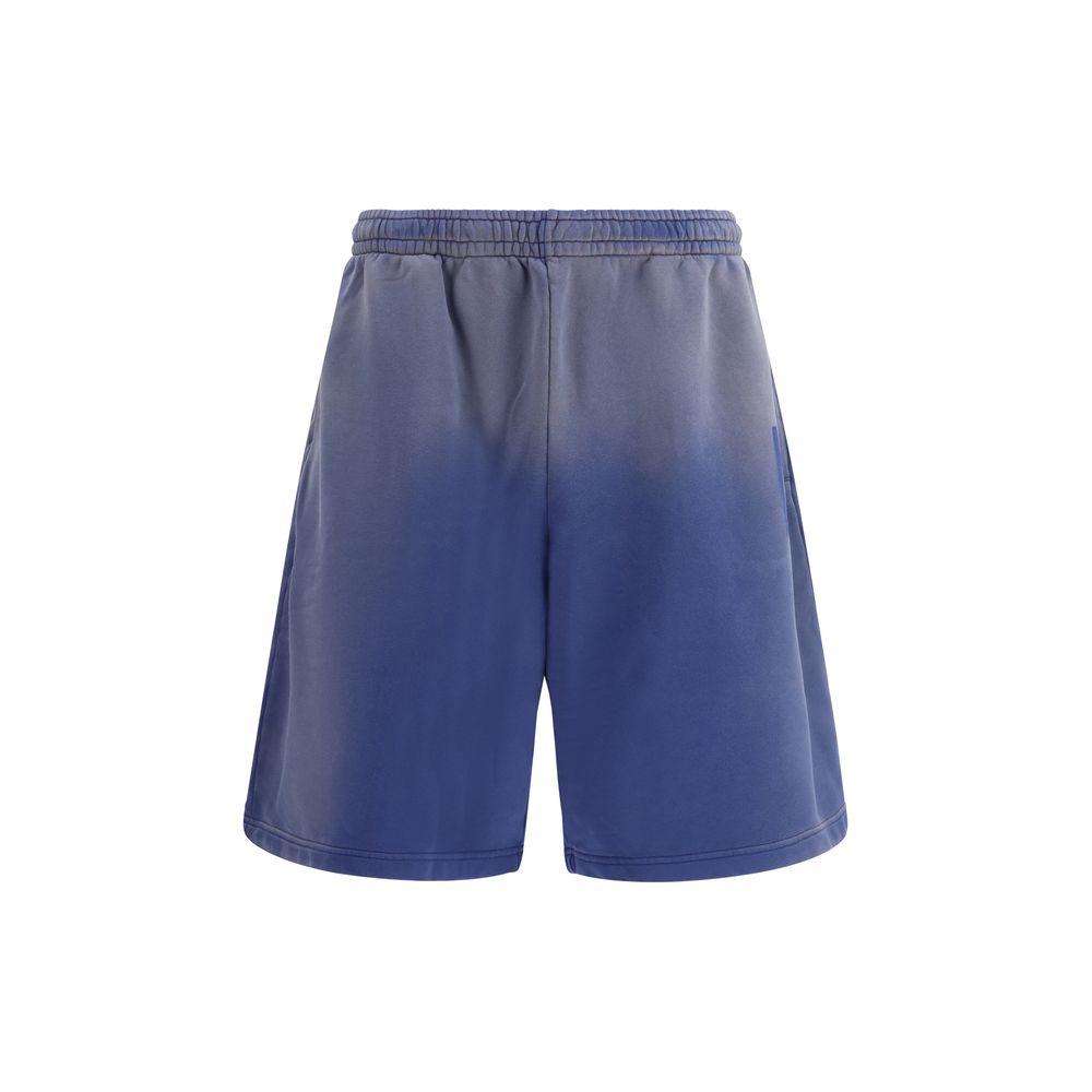 Moschino Blue Cotton Bermuda Shorts | Regal Royce