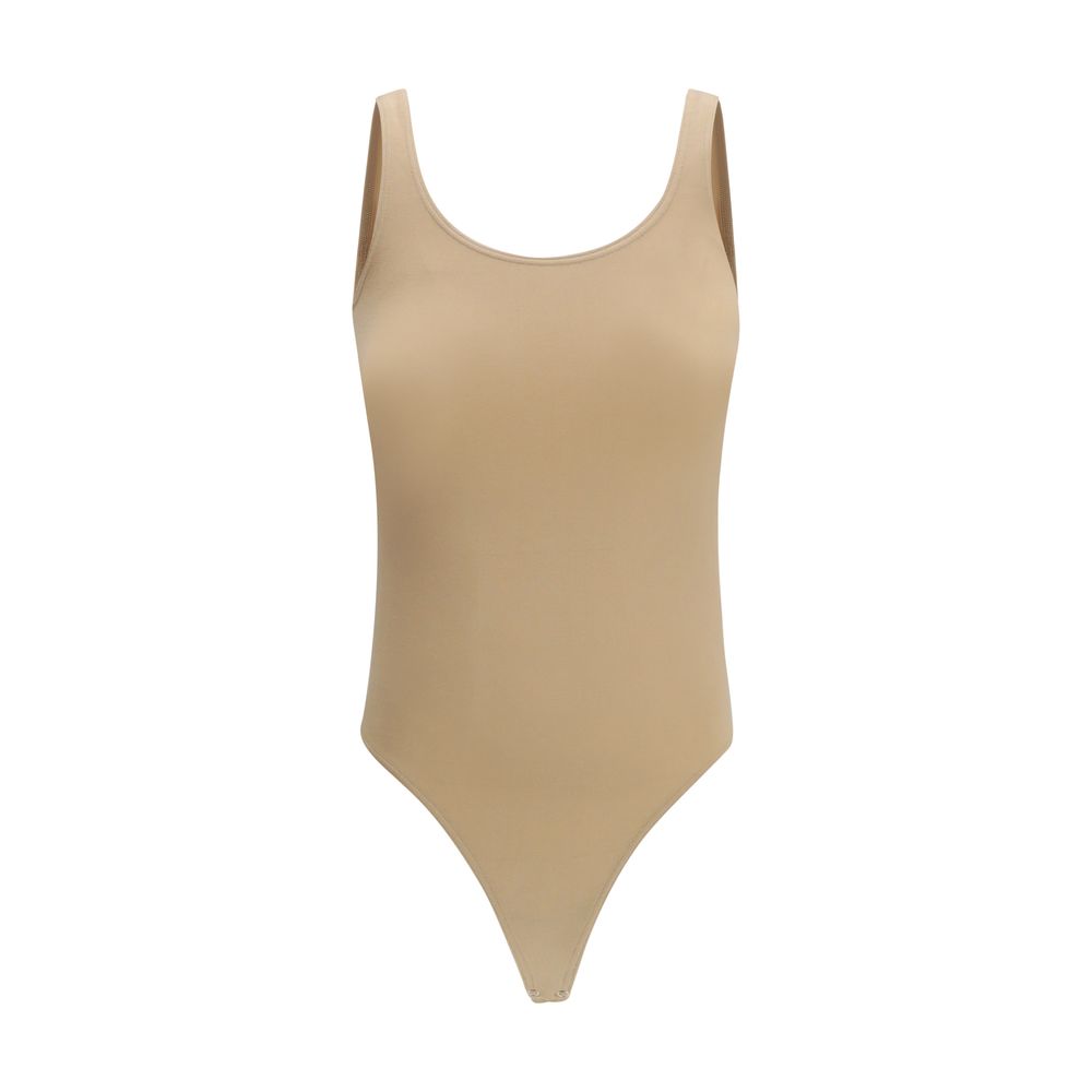 Wolford Beige Cotton Bodysuit | Regal Royce