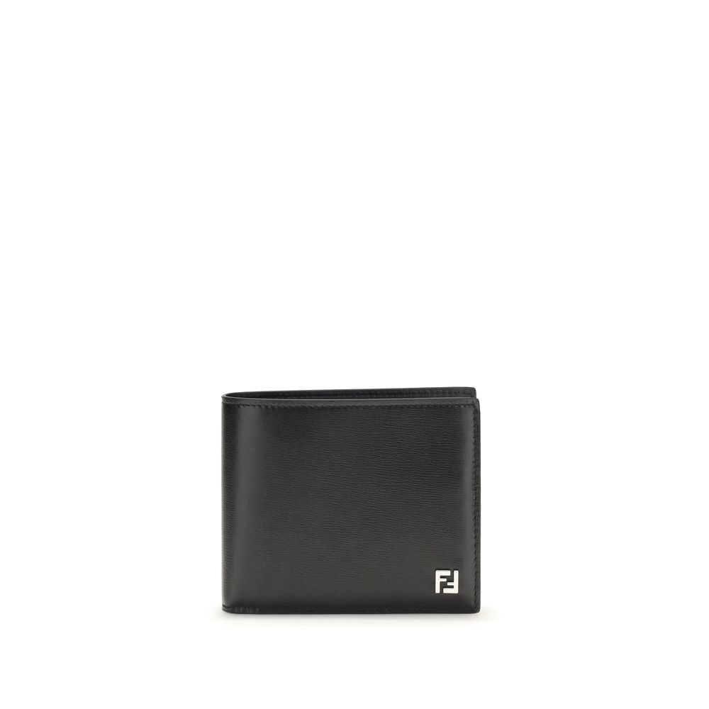 Fendi Black Calf Leather Bos Taurus Wallet | Regal Royce
