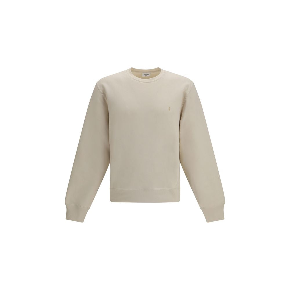Saint Laurent Beige Cotton Sweatshirt | Regal Royce