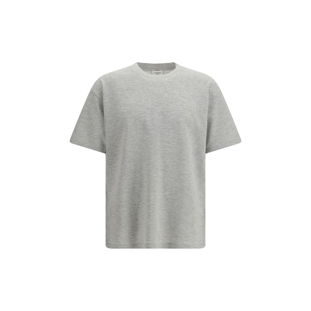 Saint Laurent Gray Cotton T-Shirt | Regal Royce
