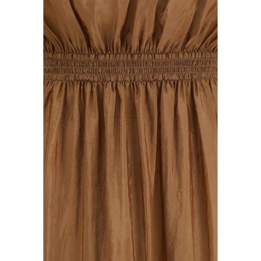 Saint Laurent Beige Polyester Casual Dress | Regal Royce