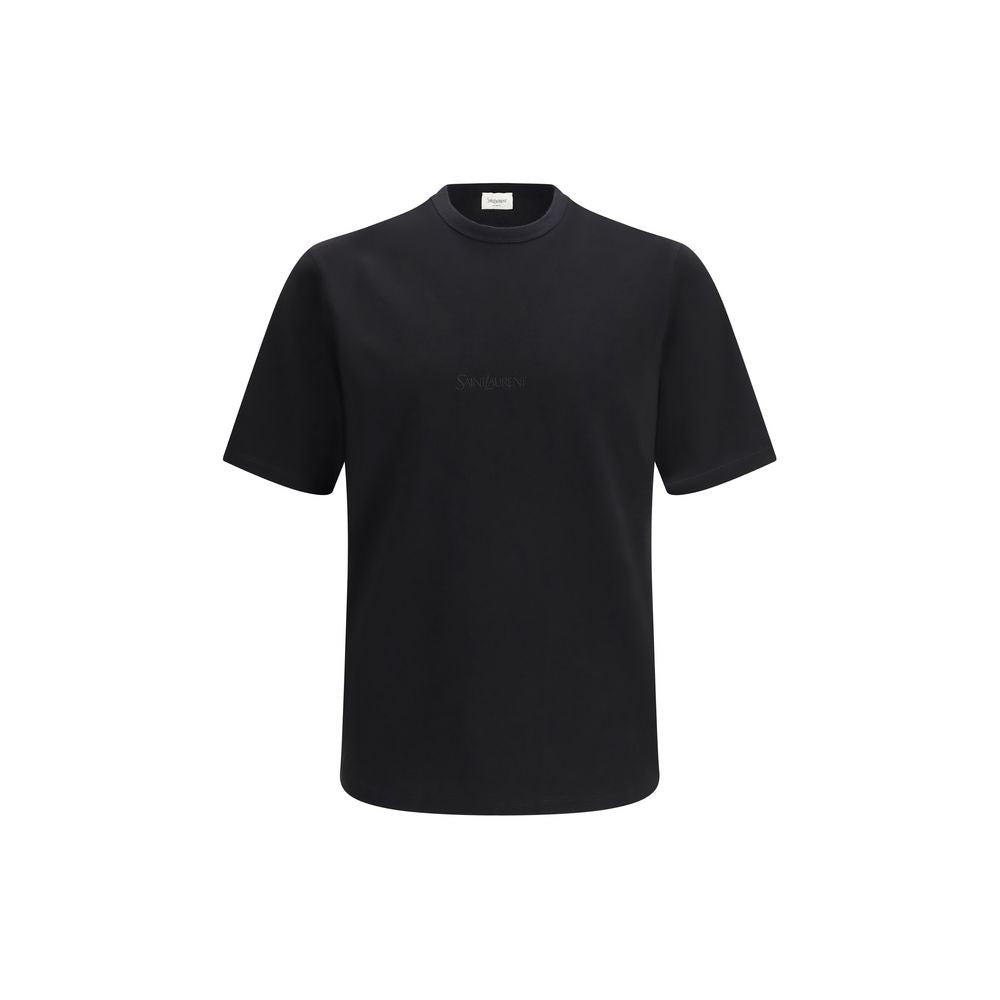 Saint Laurent Black Cotton T-Shirt | Regal Royce