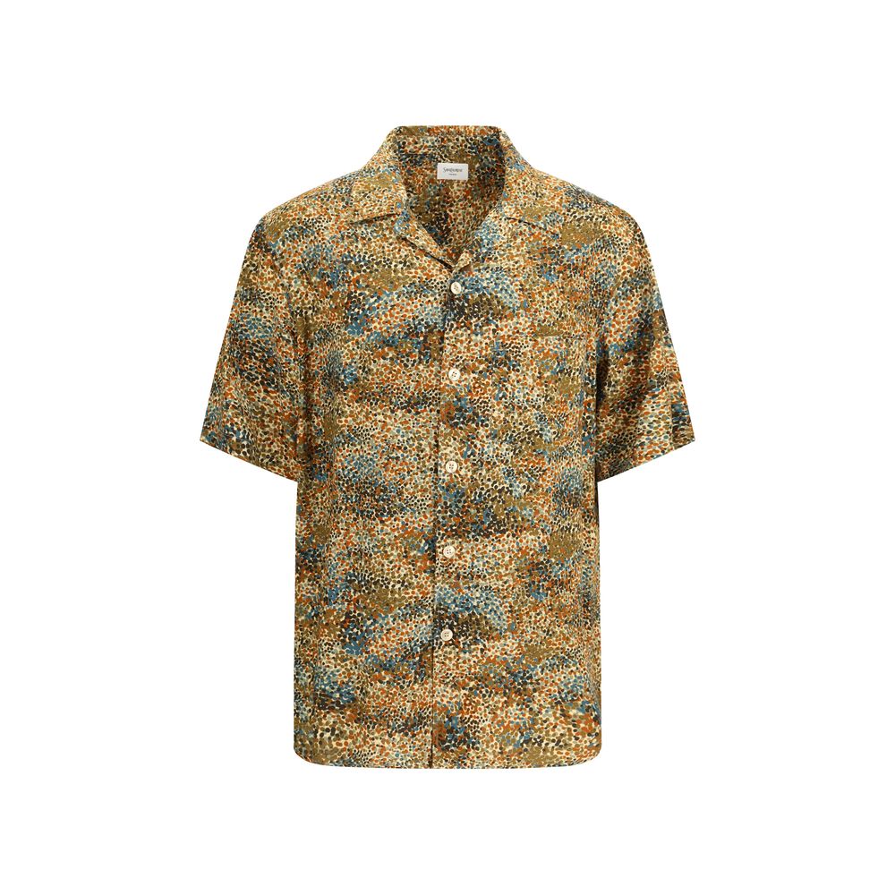 Saint Laurent Multicolor Viscose Pattern Shirt | Regal Royce
