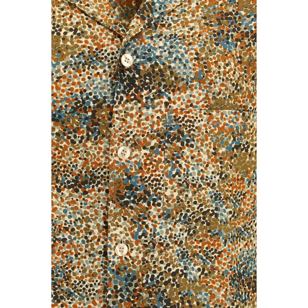 Saint Laurent Multicolor Viscose Pattern Shirt | Regal Royce