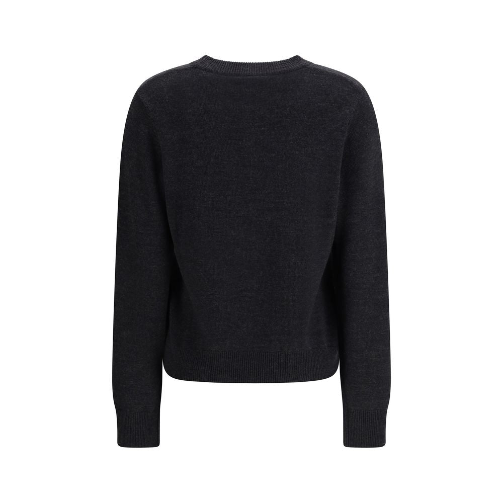 Ganni Gray Wool Oves Aries Sweatshirt | Regal Royce