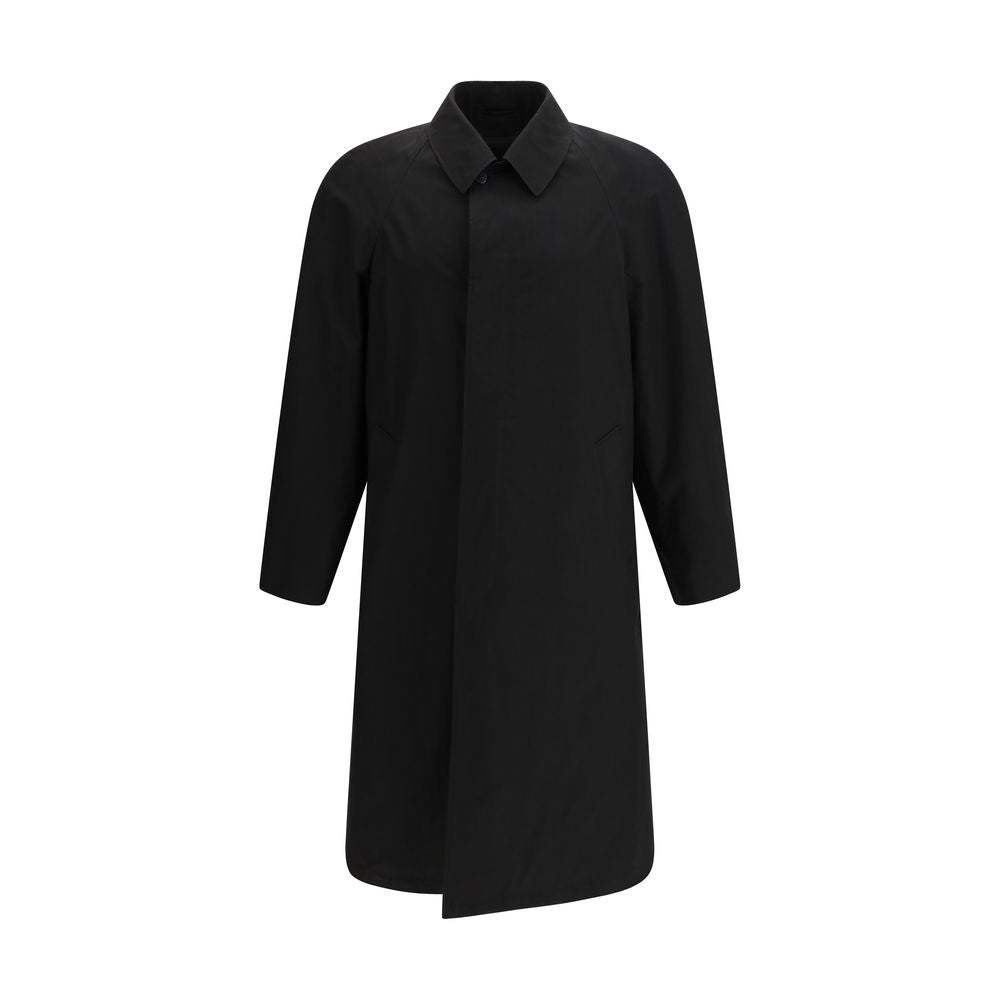 Prada Black Cotton Coat | Regal Royce