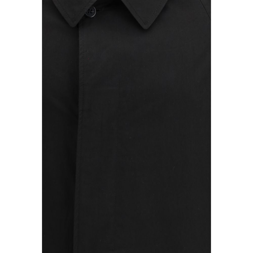 Prada Black Cotton Coat | Regal Royce
