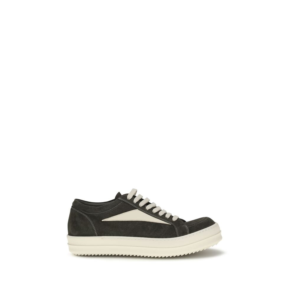 Rick Owens Black Cotton High Top Sneakers | Regal Royce