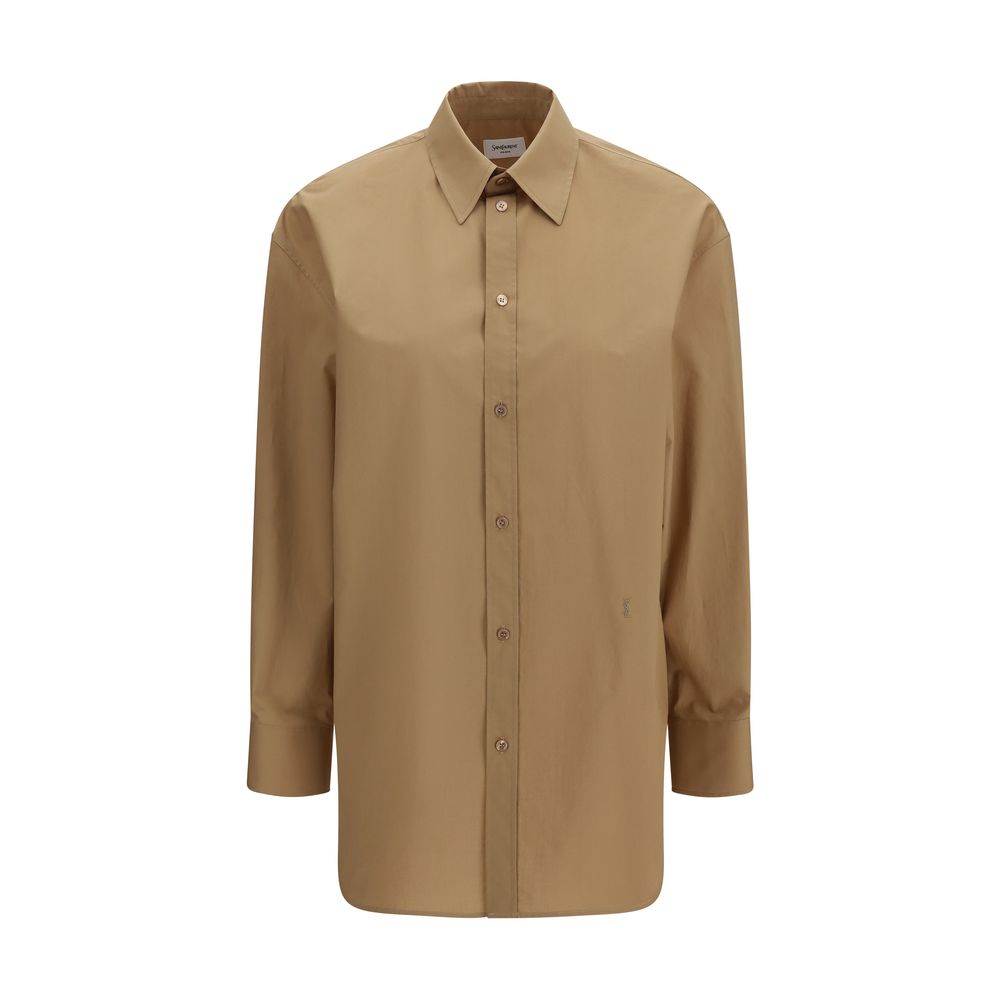 Saint Laurent Beige Cotton Dress Shirt | Regal Royce