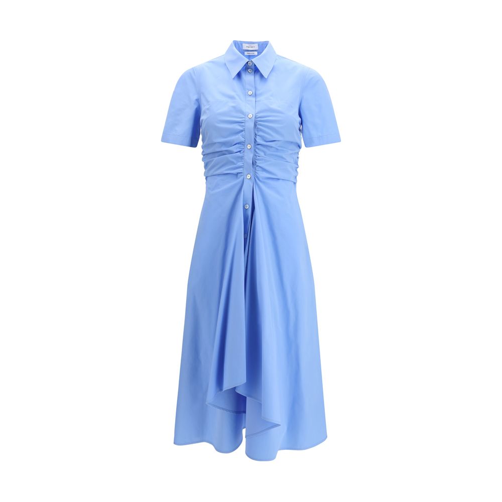 Alexander McQueen Blue Cotton Casual Dress | Regal Royce