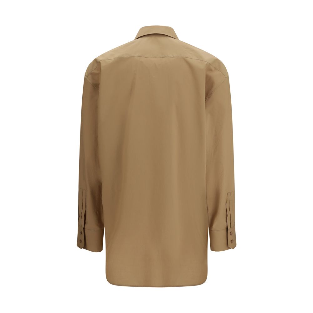 Saint Laurent Beige Cotton Dress Shirt | Regal Royce