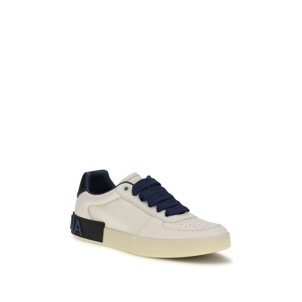 Dolce & Gabbana Multicolor Calf Leather Bos Taurus Low Top Sneakers | Regal Royce