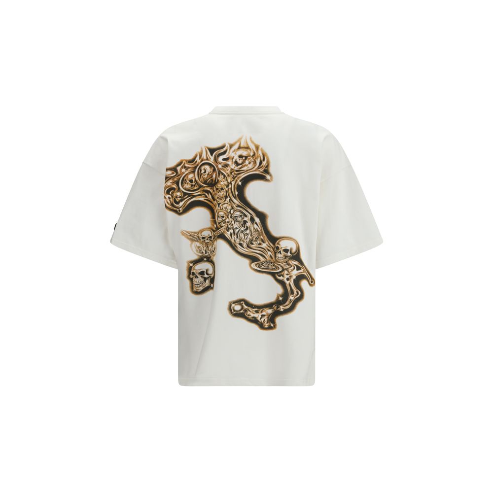 PDF Channel Beige Cotton T-Shirt | Regal Royce