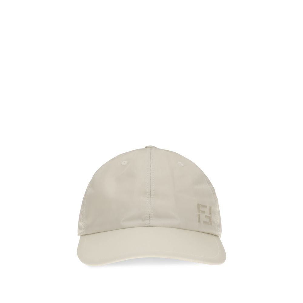 Fendi Beige Nylon Cap (Baseball Hat) | Regal Royce