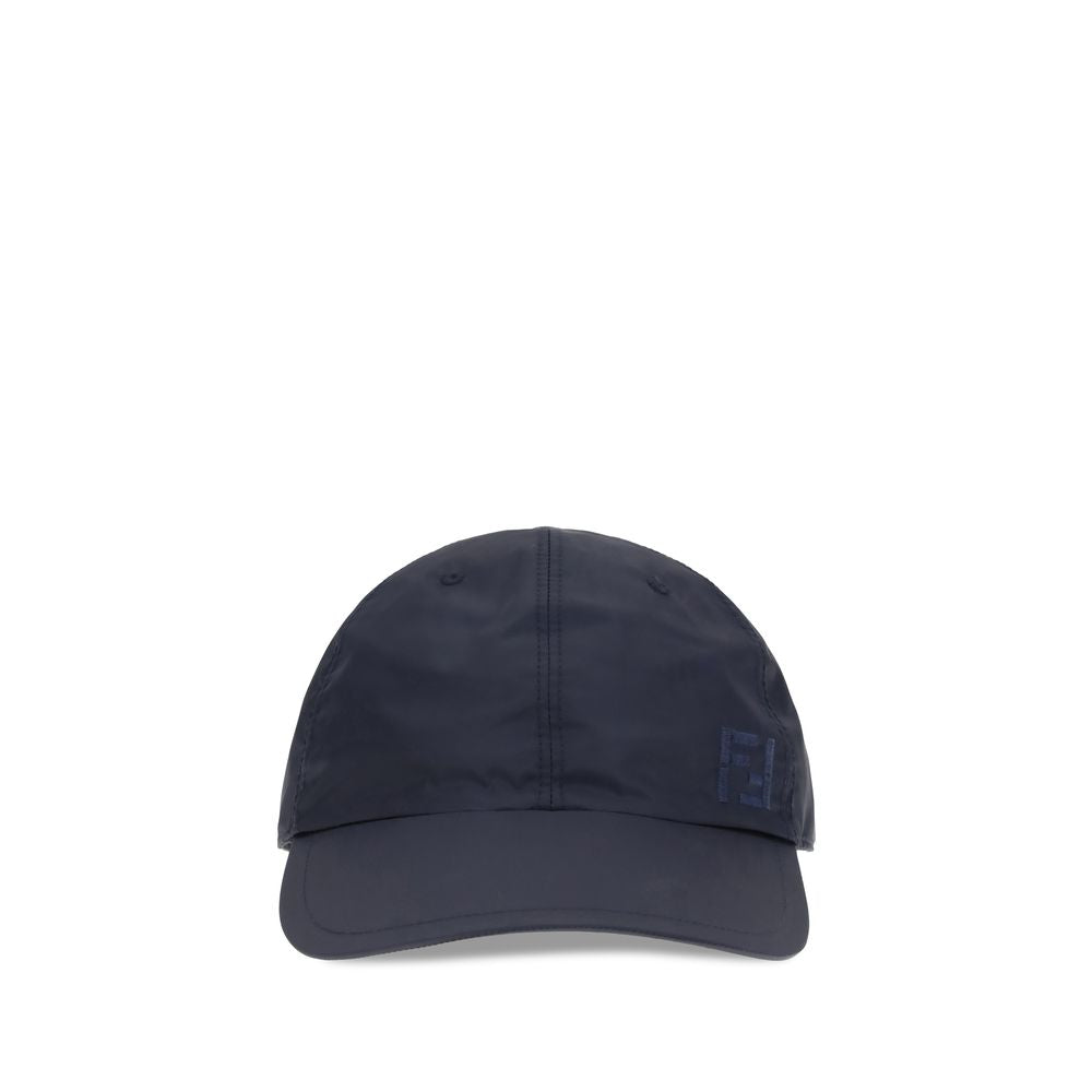Fendi Black Nylon Cap (Baseball Hat) | Regal Royce