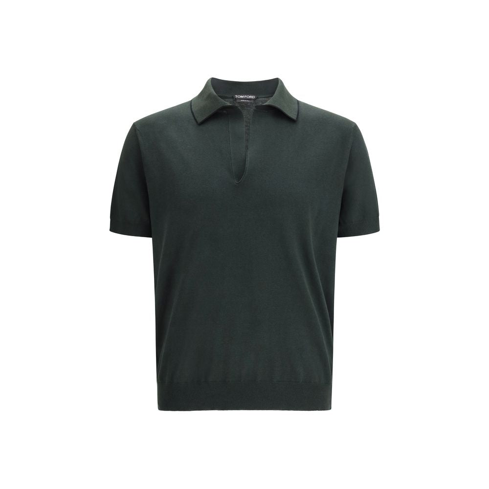 Tom Ford Bicolor Cotton Polo Shirt | Regal Royce