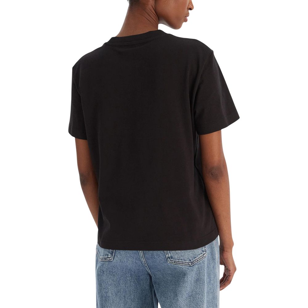 Calvin Klein Jeans Black Cotton T-Shirt | Regal Royce