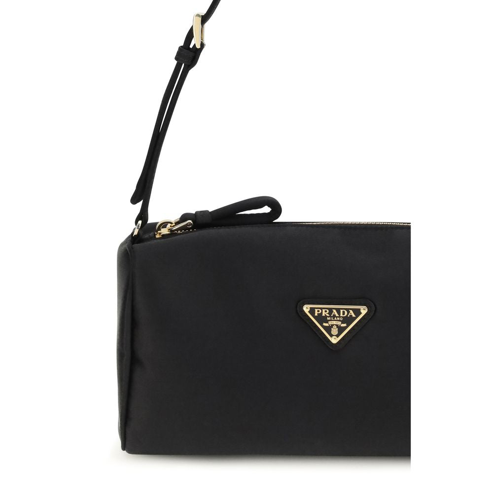 Prada Black Silk Shoulder Bag | Regal Royce