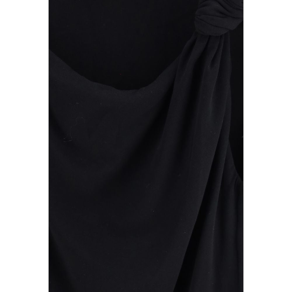 PINKO Black Cotton Sleeveles T-Shirt | Regal Royce