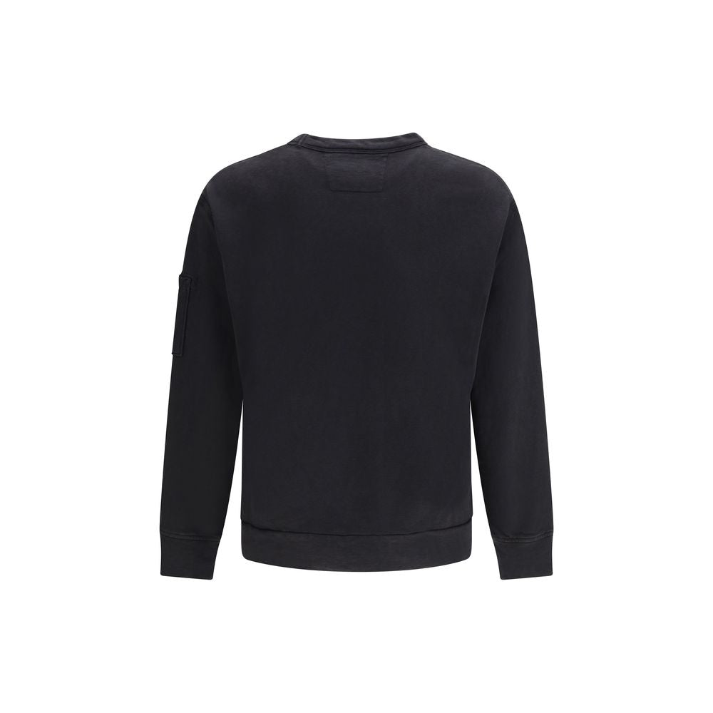 C.P. Company Black Cotton Sweatshirt | Regal Royce