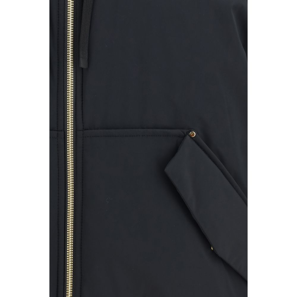 Moose Knuckles Black Nylon Bomber | Regal Royce