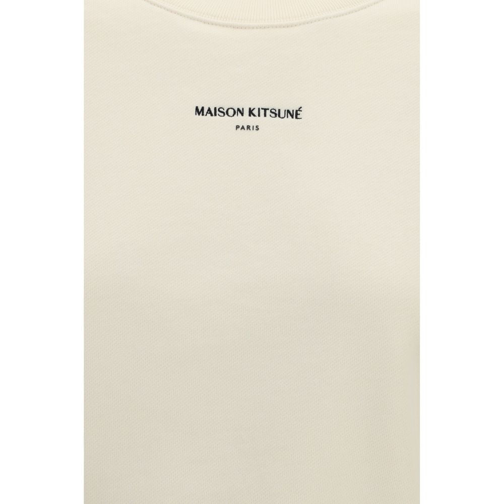 Maison Kitsuné Beige Cotton Sweatshirt | Regal Royce