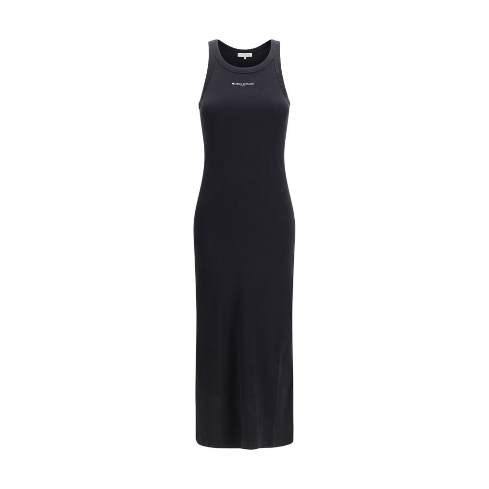 Maison Kitsuné Black Cotton Casual Dress | Regal Royce