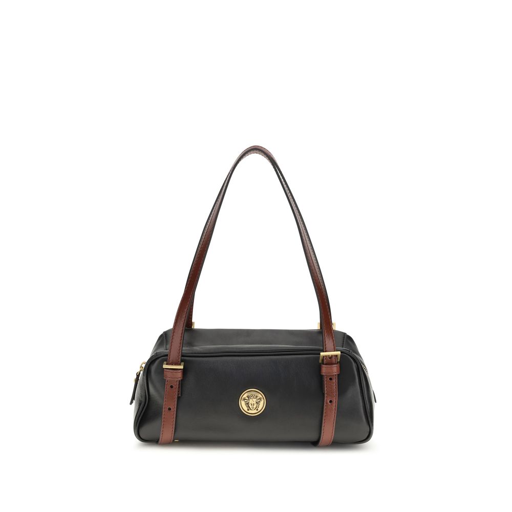 Versace Black Lamb Ovis Aries Aries Shoulder Bag | Regal Royce