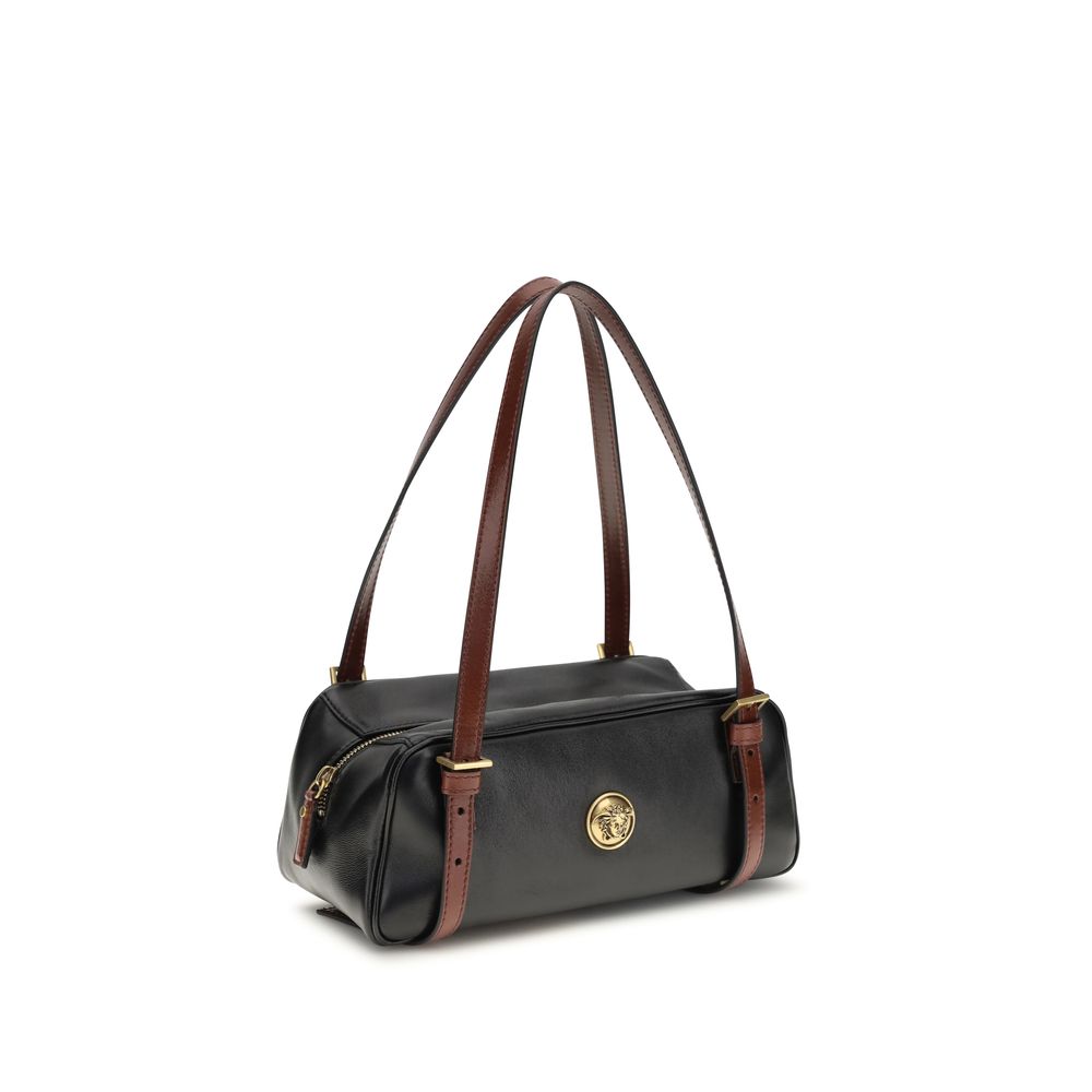 Versace Black Lamb Ovis Aries Aries Shoulder Bag | Regal Royce
