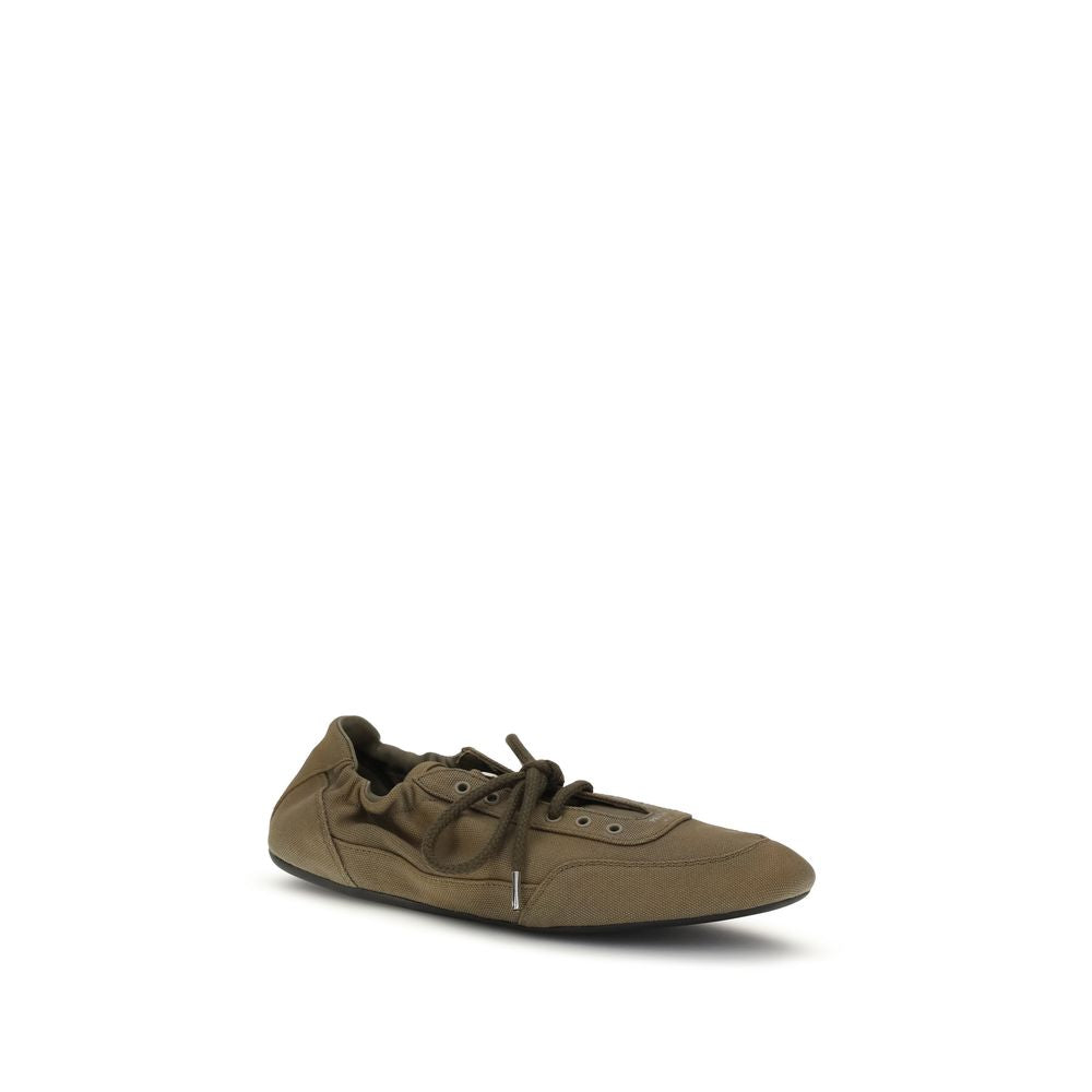Prada Bicolor Cotton Athletic Sneakers | Regal Royce