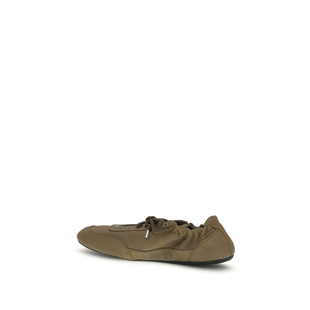 Prada Bicolor Cotton Athletic Sneakers | Regal Royce
