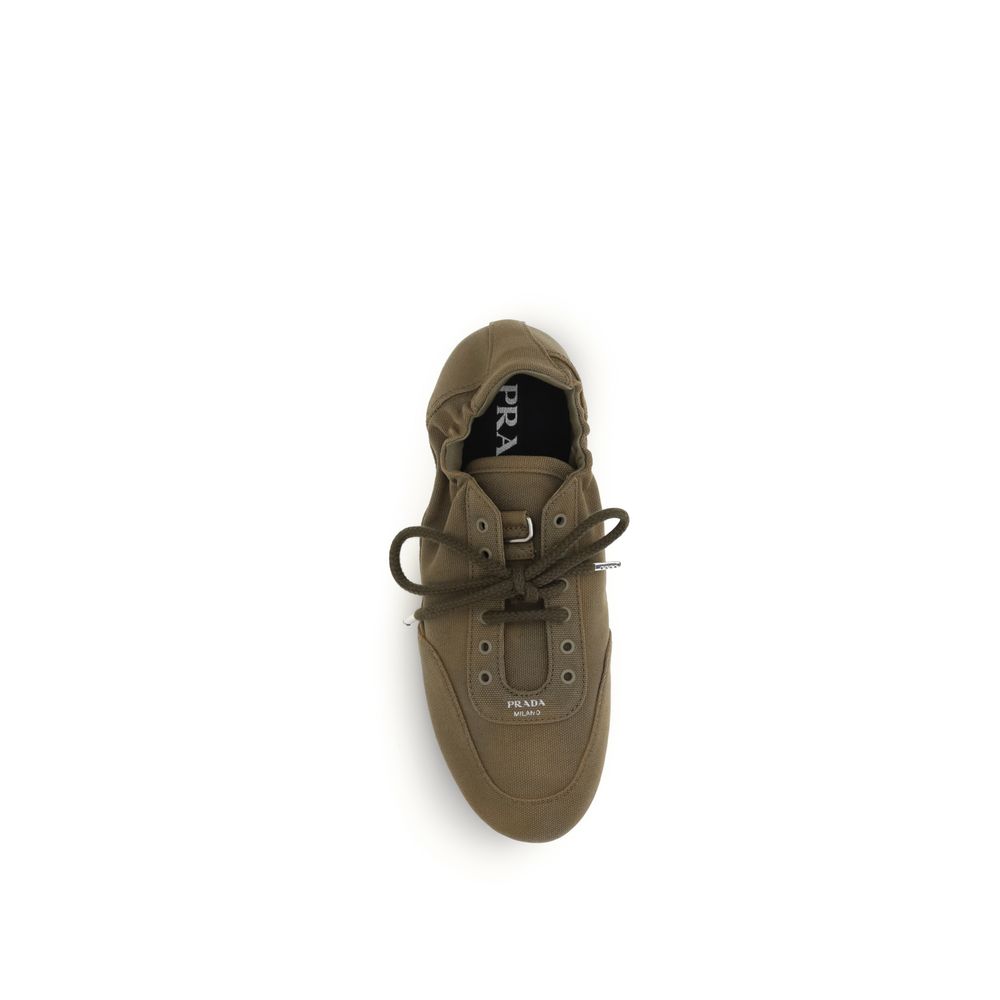 Prada Bicolor Cotton Athletic Sneakers | Regal Royce