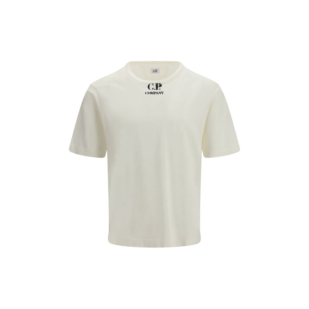 C.P. Company White Cotton T-Shirt | Regal Royce