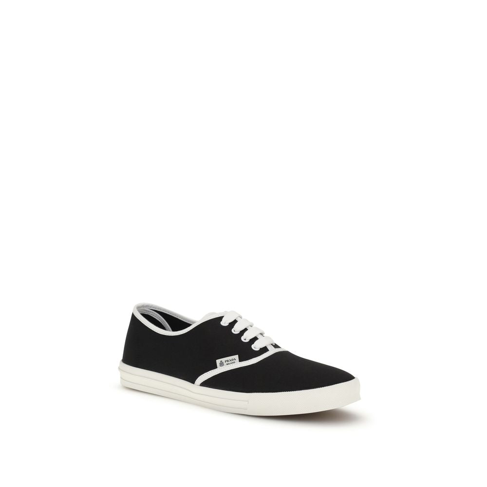 Prada Black Cotton Athletic Sneakers | Regal Royce
