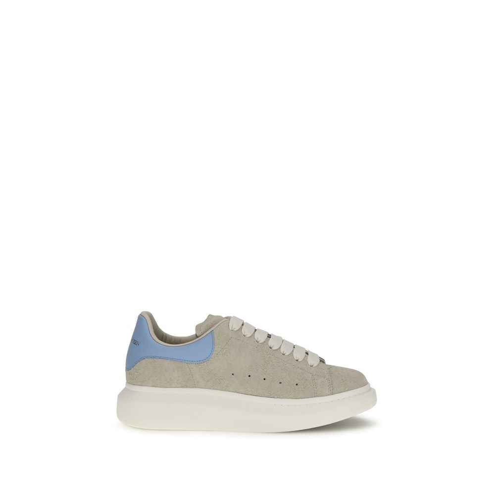 Alexander McQueen Beige Calf Leather Bos Taurus Chunky Sneakers | Regal Royce