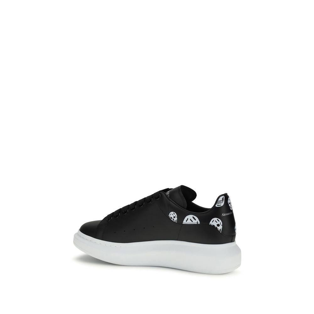 Alexander McQueen Black Calf Leather Bos Taurus Chunky Sneakers | Regal Royce