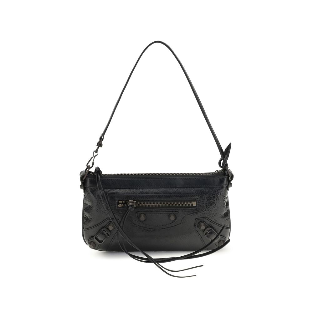 Balenciaga Black Lamb Ovis Aries Aries Shoulder Bag | Regal Royce