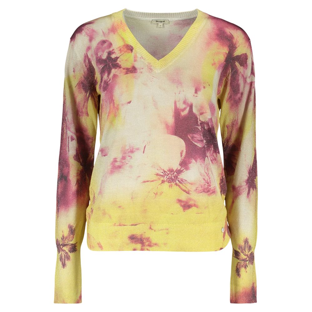 Desigual Giallo Viscosa Womens Sweater | Regal Royce