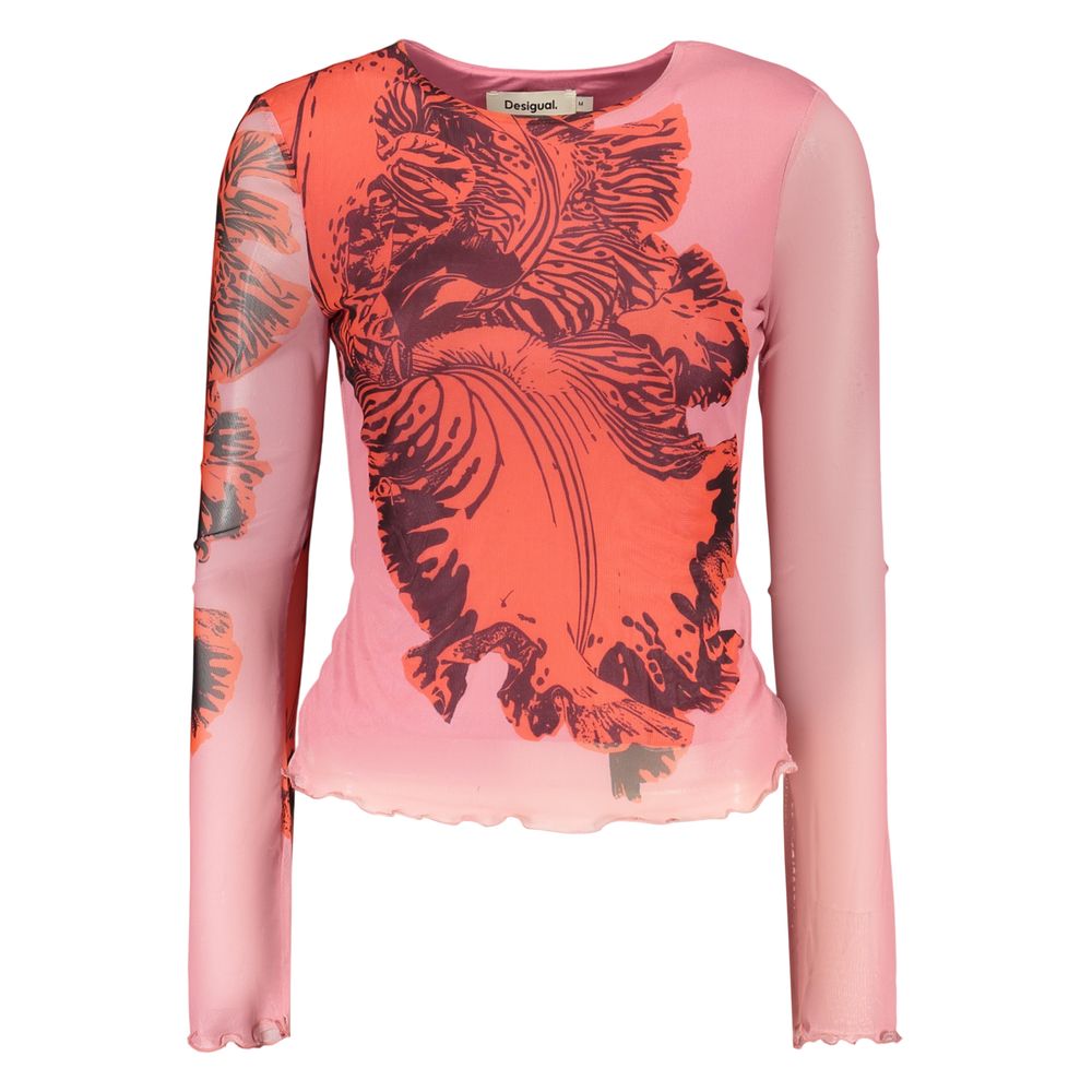 Desigual Rosa Viscosa Women T-Shirt | Regal Royce