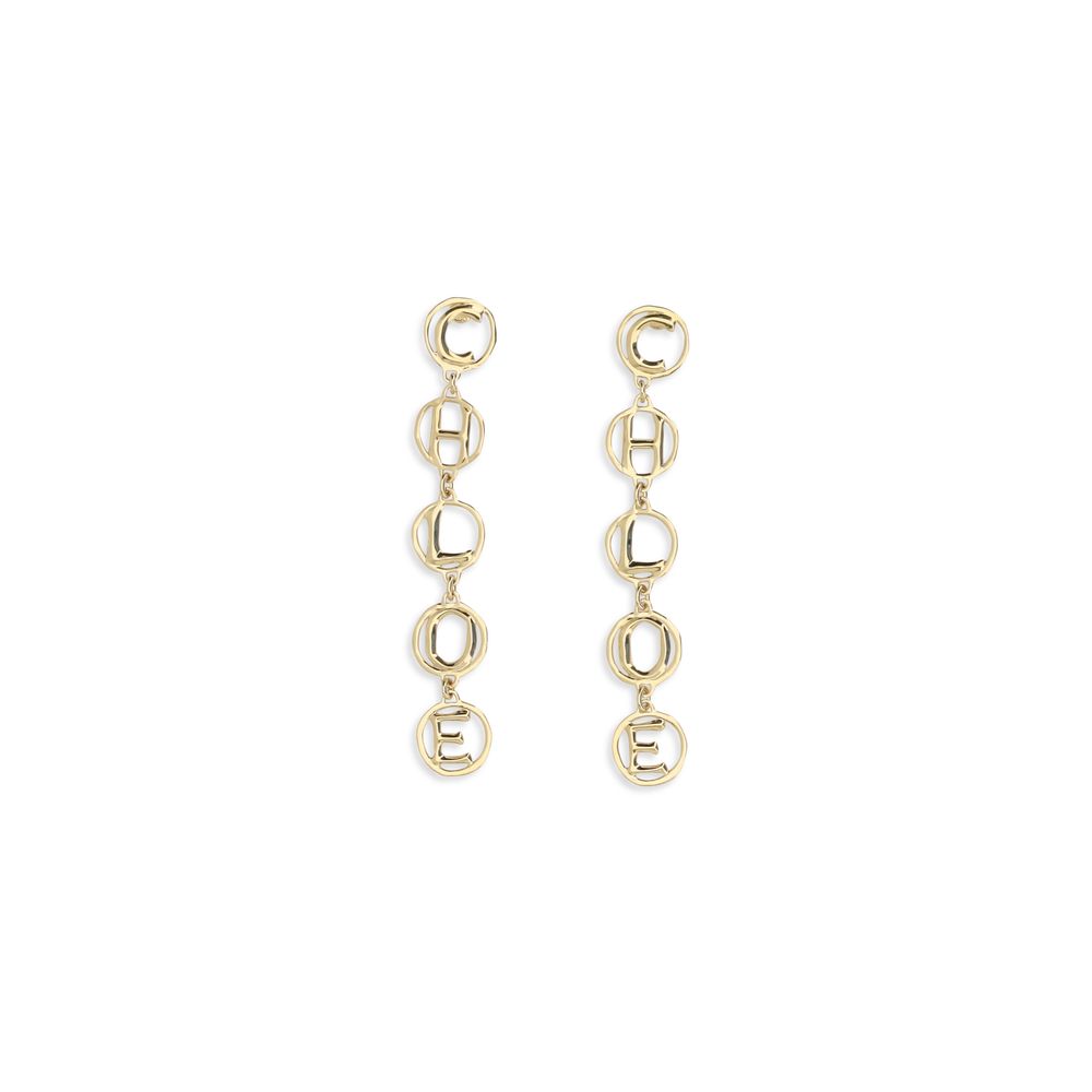 Chloé Gold Brass Earrings | Regal Royce
