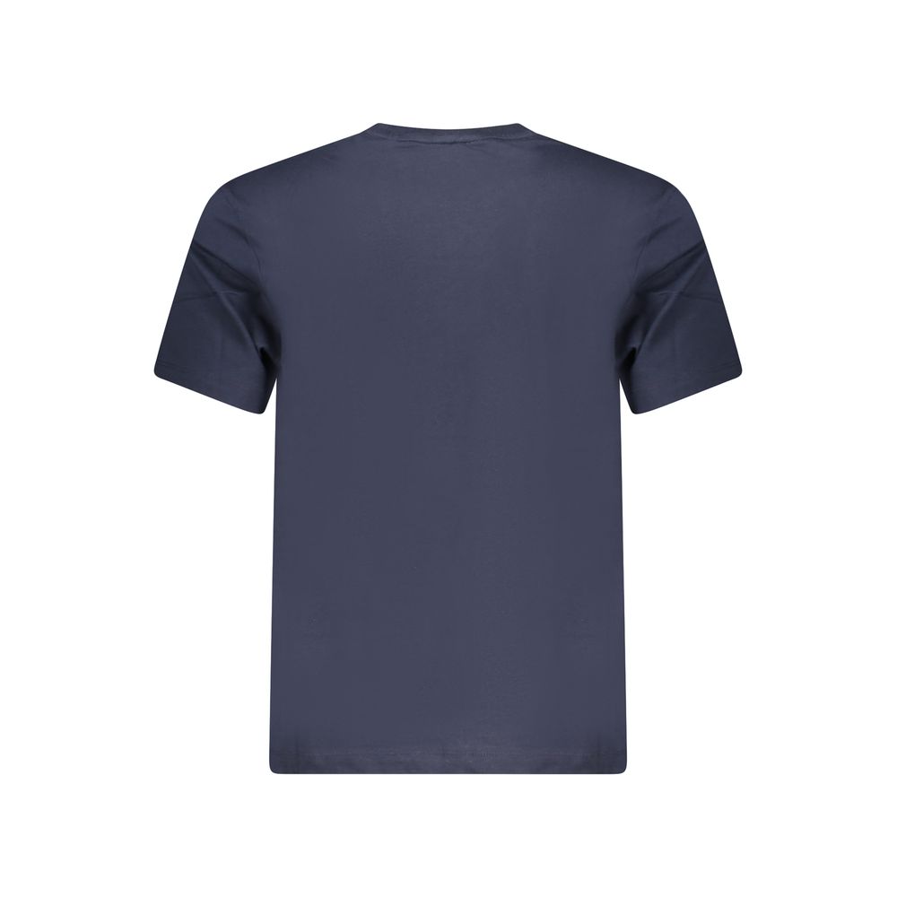 Guess Jeans Blue Organic Cotton Men T-Shirt | Regal Royce