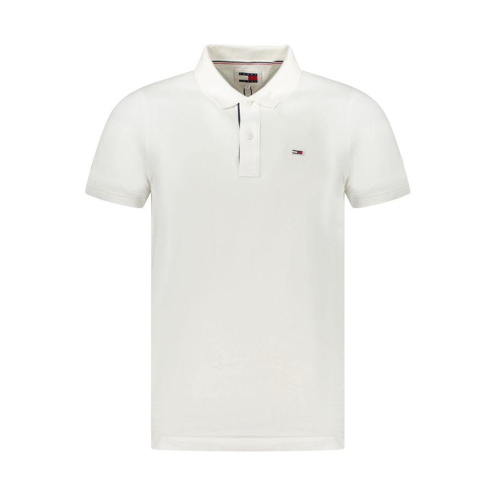 Tommy Hilfiger White Cotton Men's Polo Shirt | Regal Royce